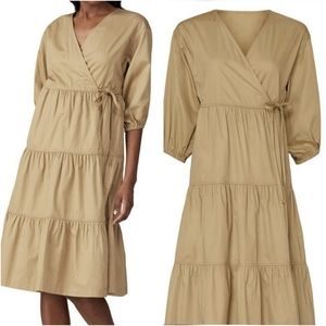 Sweet Baby Jamie Ric Rac Wrap Dress